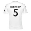 Maillot de Supporter Real Madrid Bellingham 5 Domicile 2024-25 Pour Enfant